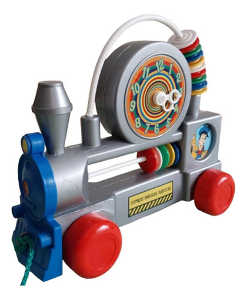Juguete Locomotora Tren De Arrastre Niños Modelo N753 Gris 1