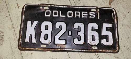Matricula Dolores K 82.365 Conf 0