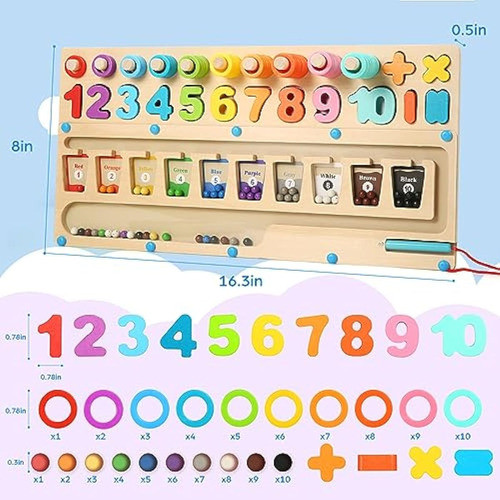 Vzznn Juguetes Montessori 3 En 1 Para Niños De Más 1