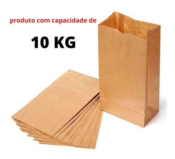 100 Sacos De Papel Kraft 10kg Saco Liso De Paes E Alimentos 1 100 Sacos De Papel Kraft 10kg Saco Liso De Paes E Alimentos 1