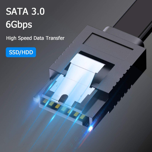 Wudangshan Wds Sata Cable Iii, Paquete De 2 Cables Sata Iii 1