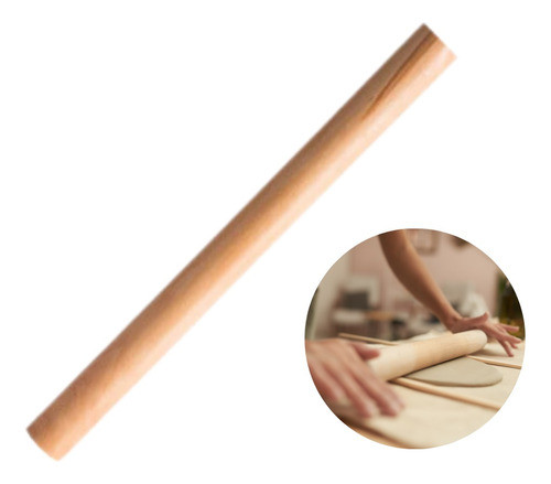 Rodillo O Palo De Amasar Para Ceramica (28 Cms) 0