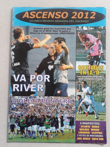 Ascenso 2012 N° 706 29/5/2012 Poster  General Lamadrid 0