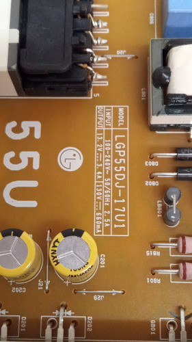 Fuente Tv LG 55uj6320 Lgp55dj-17u1 Nk1638 1