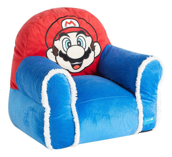 Idea Nuova Super Mario Bean Bag Sofá Silla, Grande 0