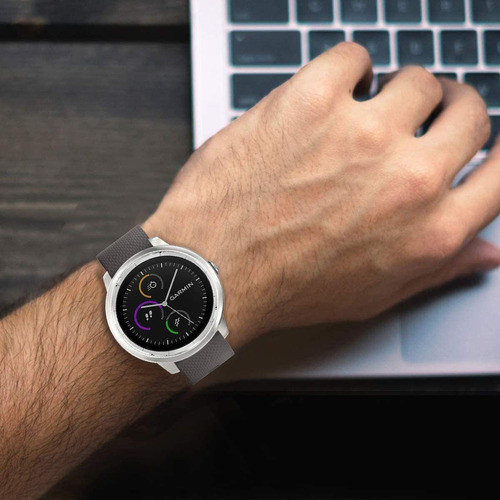 Protector De Pantalla Para Garmin Vivoactive 3. Plateado 1