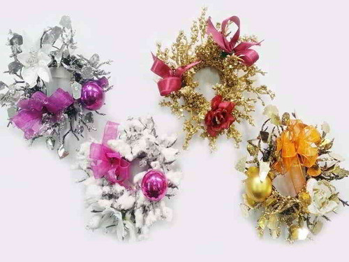 Anillo Espejado,  Para Vela, Decoracion, Navidad X1 0