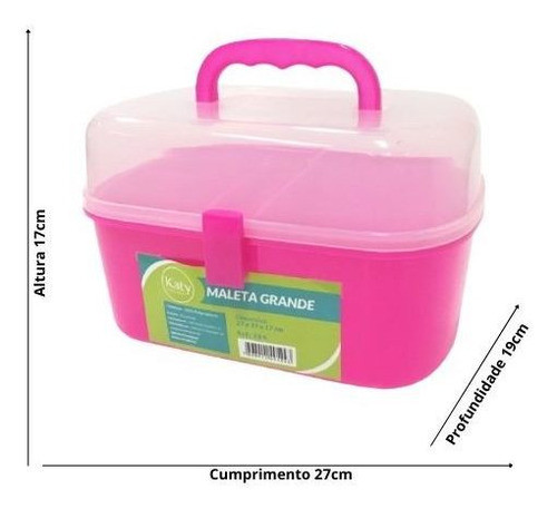 Maleta Porta Esmaltes P/manicure Pedicure Katy Grande 1