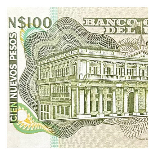 Uruguay - 100 Nuevos Pesos - Año 1987 - P #62 A 1