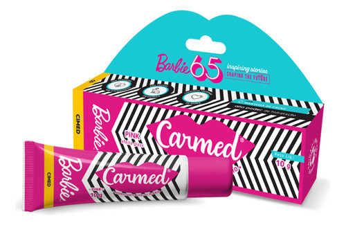 3 Carmed Barbie Pink 10g Efeito Gloss Creirinho Tutti Frutti 1