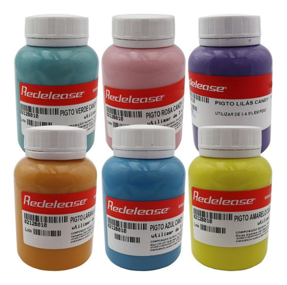 Kit Todos Os Pigmentos Candy Colors (tons Pastéis) 0