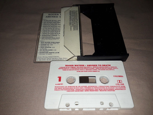 Cassette Roger Waters Amused To Death 1