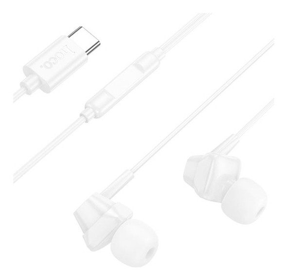 Auriculares Tipo C Hoco M113 Blanco 0