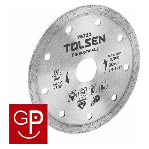 Disco Diamant Continuo 180mm Tolsen 1