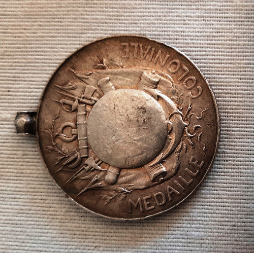 Medalla De Plata  Francesa Coloniale 1893 1