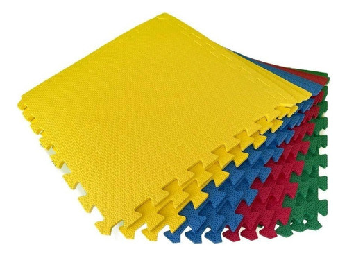 E.v.a Tatame Placas P/forrar Chão Kit C/18 De 50x50cn+brinde 0
