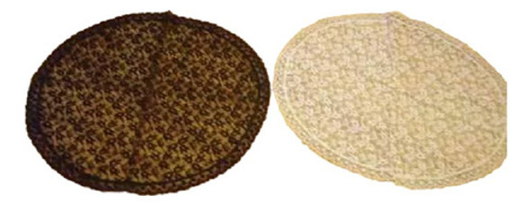 2 Mantilla Carpeta Española Negra Y Otra Blanca 0