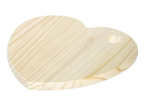 Tábua De Carne Coração Corte C/ Cabo P/ Pendurar 25 Cm X 20 0