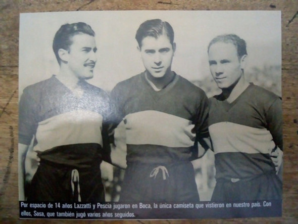 Recorte Boca Juniors De Lazzatti Pescia Y Sosa 0