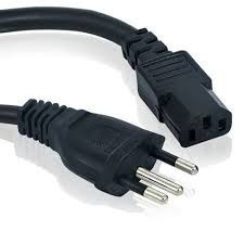 Cabo De Força Tripolar 3x0,75mm Plugue 10 Amp 3 Metros 30pçs 1