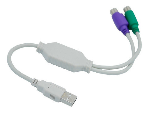 Cable Adaptador Ps2 Puerto Usb A Ps2 Teclado Mouse Garantia 0