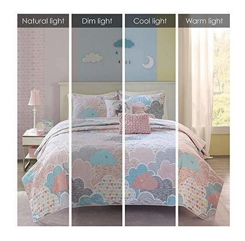 Conjunto De Colcha Para Niños Urban Habitat Cloud, Doble, Ro 1