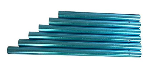 Lgege 6 Uds. Campanillas De Viento Huecas Grandes Azules Al 0