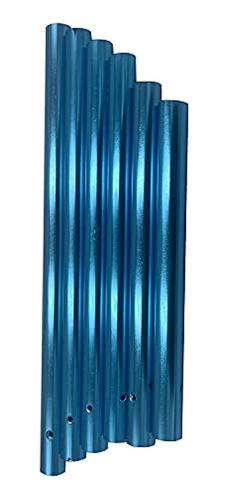 Lgege 6 Uds. Campanillas De Viento Huecas Grandes Azules Al 1