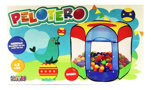 Pelotero Hexagono 75 Pelotas 110 X 100 Cm Art Fd7700 1