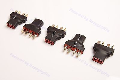 Pack(5) Enchufe Serie Batería Conector Adaptador Ultra Compa 1