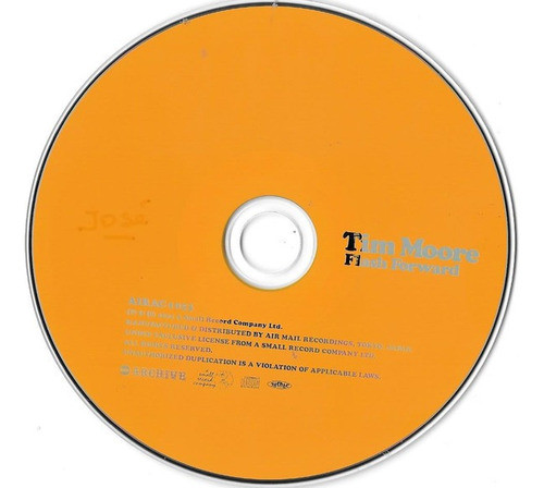 Cd Tim Moore  Flash Forward (leia O Anuncio) 1