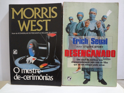 2 Livros Desenganado Erich Segal + Mestre Cerimônias M West 1