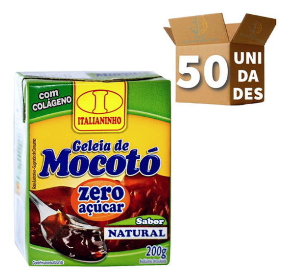 50 Geleias De Mocotó Zero Açúcar Italianinho 200g Colágeno 0