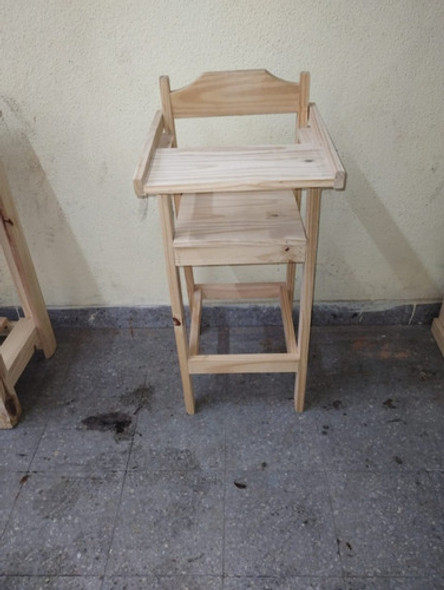 Silla De Pino Para Bebes Muy Fuerte Alta 1