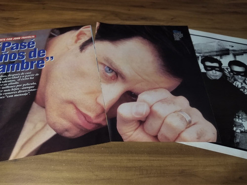 (q156) John Travolta * Clippings Revista 3 Pgs * 1995 0
