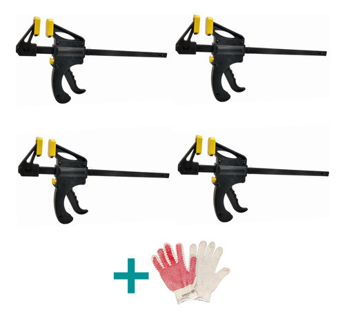 Prensa De Liberación Rápida 24 600mm  X 4 Unidades + Regalo 1