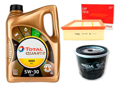 Kit Filtros Ford Ka Freestyle 1.5 + Aceite Total 5w30 4l 0