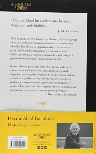Libro : El Olvido Que Seremos / Memories Of My Father -... 1