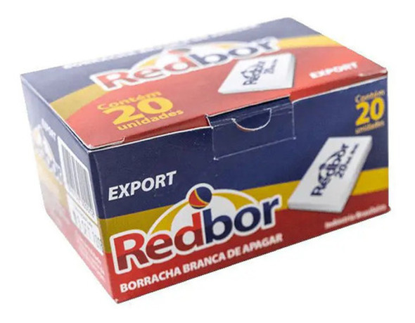 Caixa C/ 100 Borracha Escolar Branca Apagar Nº 20 Promoção 0