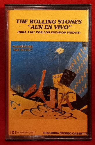 Rolling Stones Aun En Vivo Cassette Cbs 1982. 0
