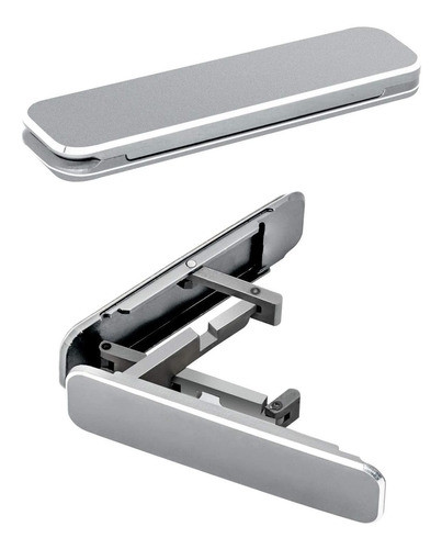 Soporte De Celular Para Escritorio | Aluminio | Plateado 0