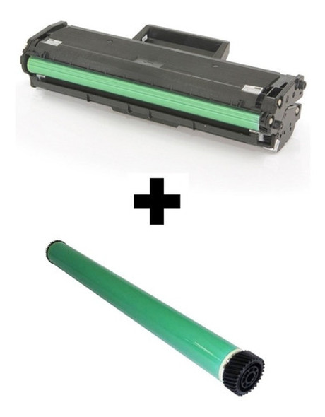 Kit 1 Toner D101 + 1 Cilindro Compatível D101 0