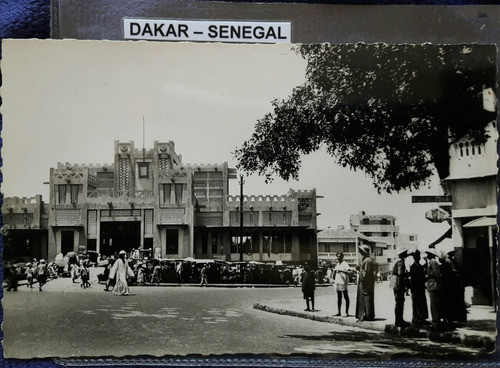 Antigua Postal Feria Ambulante Ciudad De Dakar Senegal 0
