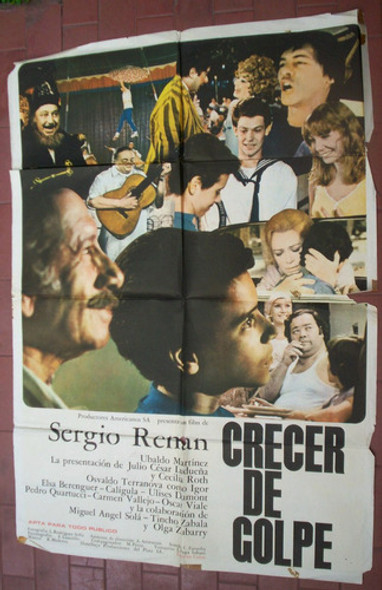 Crecer De Golpe  Afiche Poster Película 1976 0