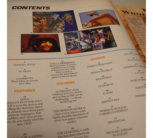Revista Videojuegos Pc Entertainment Julio Agosto 1993 Usa 1
