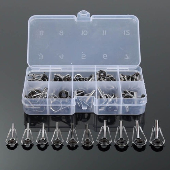 Kits De Reparación 80pcs 10 Tamaños Caña Poste Guías Consejo 0