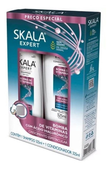 Kit Shampoo Y Acondicionador Skala Bomba De Vitaminas Sos 0