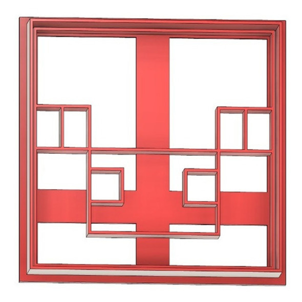 Cortante Minecraftt Chancho Galletita Galleta Fondant 7cm 0