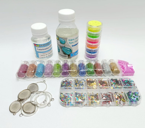 Kit Inicial 2 Resina  Bijouterie Joyeria Brillos Gibre 1