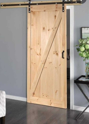 Kit Para Puerta Granero Corrediza Riel 2 Metros Entero !!!! 1